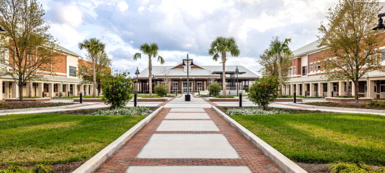High School Courtyard